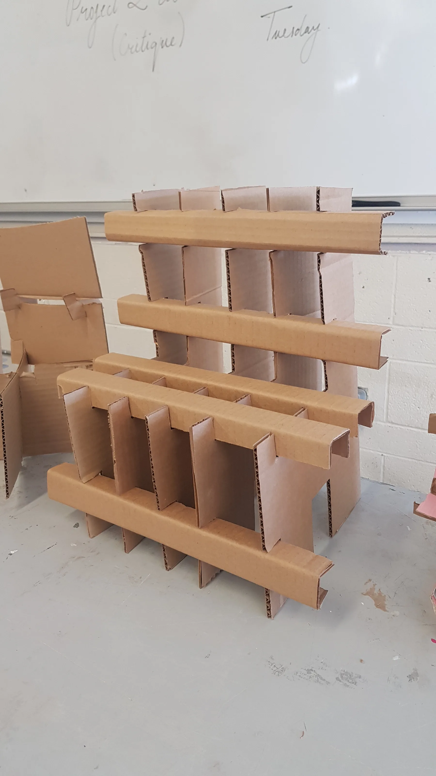 Art 1230: Structure + Space — CARDBOARD CHAIR